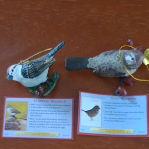 Danbury Mint Bird Ornaments